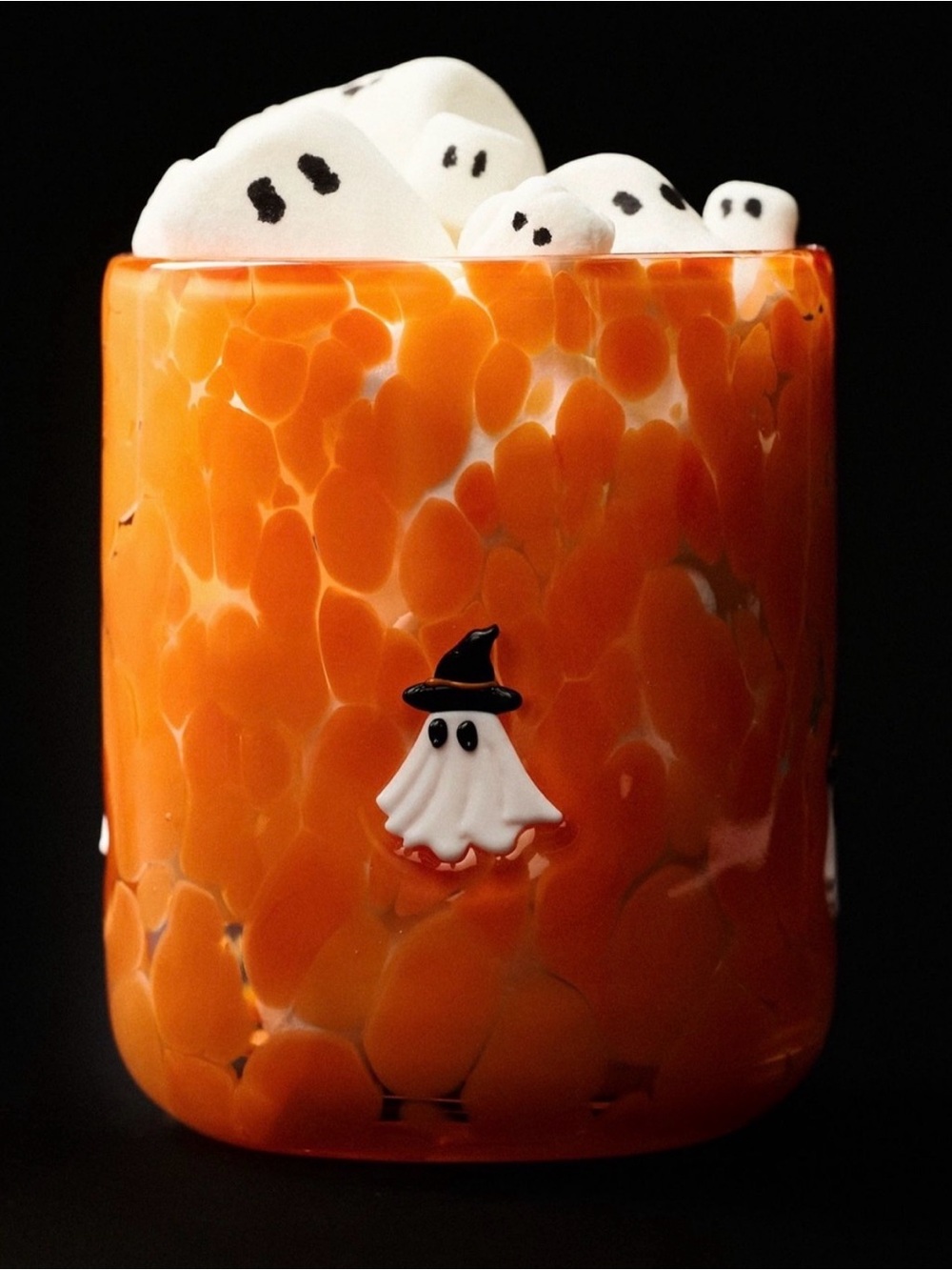 Anthropologie Mystic Halloween Confetti Icon Juice Glass Witch Ghost NIB
